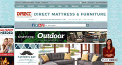 Desktop Screenshot of directmattressandfurniture.com